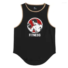 Men's Tank Tops Fitness Clothing Gym T-shirts Mesh Man Top Men Sleeveless Sweatshirt Clothes Stringer Vests Bodybuilding Shirt