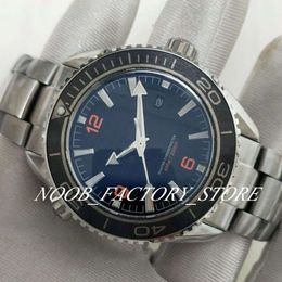 New Super Factory Automatic Cal 8900 Watch Black Ceramic Calendar Ocean Watches Full Steel 45MM 007 Dive 600m Planet Luminous Wristwatc 279y