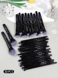 Makeup Brushes MAANGE 30 Pcs Makeup Brush Set Professional Cosmetic Basic concealer Brush Mixed powder blusher Contour eye shadow Beauty Tool Q240522