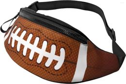 Waist Bags American Football Fanny Packs Travel Pack For Adults Crossbody Bag Sling Pocket Belt With Adjustable Strap Sports