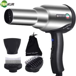 Hair Dryers 8000W hair dryer with diffuser ion extended lifespan AC motor 2-speed and 3-speed set cold shutdown button quick drying Q240522