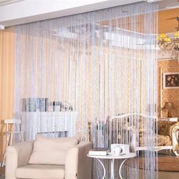 Curtain Crystal Flash Line Shiny Tassel String Door Window Room Divider Home Decoration Curtains