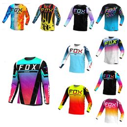 Men's T-shirts Cycling Mountain Team Downhill Jersey Bike Off Road Dh Mx Motorcycle Shirt L6rm