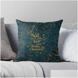 Cushion/Decorative Pillow Sarah J Maas A Court Of Thorn And Roses Throw Sofa S Ers Er Drop Delivery Home Garden Textiles Dhn9Z