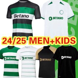 24 25 Special Lisboa soccer jerseys 3rd Lisbon RONALDO COATES MATHIEU Jovane cR7 Sporting 2024 2025 Cup Winners men kids kits Fourth football shirt Home AWAY