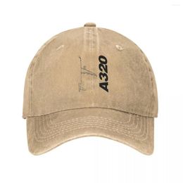 Berets A320 Baseball Caps Fashion Denim Hats Outdoor Adjustable Casquette Sports Cowboy Hat For Men Women