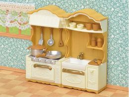 Kitchens Play Food Kitchens Play Food Sylvanian Home Original Accessories Kitchen Inventory Sink Set WX5.215591