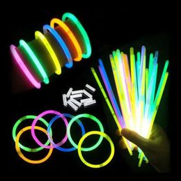 50/25 pieces of party fluorescent light glow stick bracelet necklace neon light for wedding party glow stick 240522