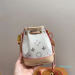 24SS Women's Luxury Designer Nautical Series Bucket Bag Mini Tote Bag Women's Handbag Shoulder Bag Crossbody Purse Small And Delicate 16CM