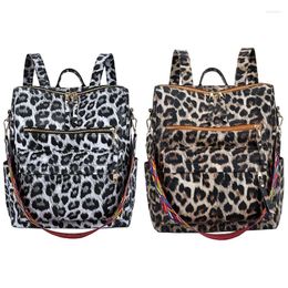 Shoulder Bags ASDS-European And American Ladies Pu Backpack Trend Leopard Print College Student Schoolbag Female Casual