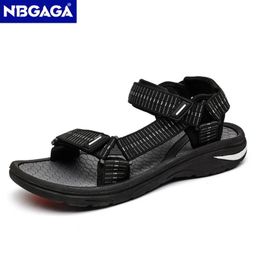 Classic Mens Sandals Summer Outdoor Leisure Beach Holiday Lightweight Men Shoes Black Size 4045 240516