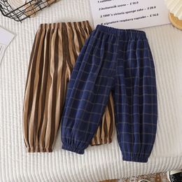 New Children's Sports Kids Casual Pants 2-6 Years Boys and Girls Korean Outwear Trousers Free Shipping L2405