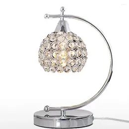 Table Lamps Modern Crystal Desk Lamp E27 Bedside Nightstand Light Home Decoration Indoor Lighting Room Night