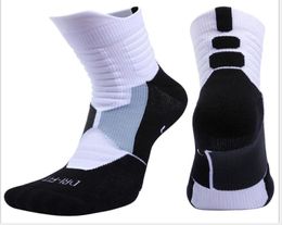 Smellproof midbarrel basketball socks for elite men and women sports socks towel bottom stockings6932237