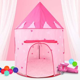 Portable Foldable Tipi Folding Tent Children Boy Girl Cubby Play House Kids Outdoor Toy Tents Castle Gifts