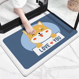 Carpets Christmas Dog Pet Mat Non Slip Cute Creative Animal Door Suitable For Soft Throw Blankets Couch Bedroom Rugs