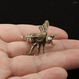 Garden Decorations Vintage Brass Bee Modelling Decoration Desktop Ornament Decorative Decor