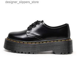 Casual Shoes New Fashion Womens Shoes Authentic Leather Platform Comfortable Work Oxford Shoes Womens Lolita Shoes Q240523