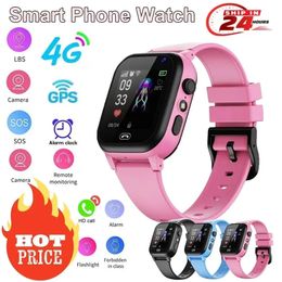 Kids 4G Smart Watch SOS GPS Location Video Call Sim Card For Children SmartWatch Camera Waterproof Watch For Boys Girls Relojes 240523