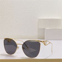 New fashion design sunglasses 50Z cat eye metal frame high end shape simple and popular style outdoor uv400 protection glasses 229o