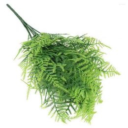 Decorative Flowers Fern Bush Plants Garden Porch 7 Stems Table Decors Artificial Grass Leaf Asparagus Plastic