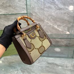 Designer Diana Totes Women Bamboo joint Handle bag Small tote bag Mens Shopping Handbags Crossbody Shoulder Bag Wallet Clutch Woman Purse