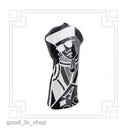 Fashion Designer Other Golf Products Playing Card Wood Cover Driver Fairway Hybrid Putter Iron Waterproof Protector Set Soft Durable Headcovers 948