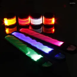 Party Decoration LED Light Strap Bracelets Wristband For Outdoor Sports Night Running Armband Riding Glow Safety Lamp Prop