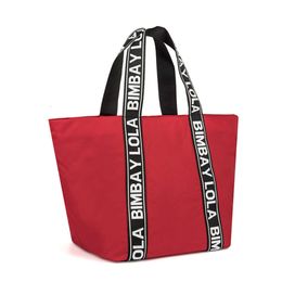 24ss Bimbas Outdoor Designer Tote Bag bimba Women Canvas Large Portable Shopping Handbag Large Capacity Shouder Bag y lola Fashion Casual Versatile Satchel Tote Bag