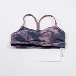 Lu Sport Bra Vest Custom women's yoga built-in padded quick drying sports bra Tank Tops