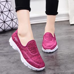 Casual Shoes Spring Old Beijing Cloth Soft Sole Walking Elderly Sports Large Size 41-44