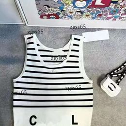 2024Mens T-Shirts Designer Anagram-Embroidered Women Tanks Camis Cotton-Blend Tank Tops Two C Letters Designer Skirts Yoga Suit CHANNEL Dress Bra 616