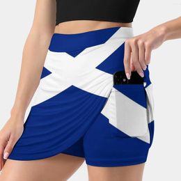 Skirts Scottish Flag Scotland T-Shirt Women's Skirt Aesthetic Fashion Short ScoScottish Insignia