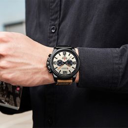 Relogio Masculino Mens Watches Top Brand Luxury Men Military Sport Wristwatch Leather Quartz Watch erkek saat curren 8314 305c