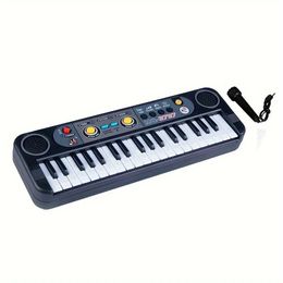 Keyboards Piano Baby Toy 37 Key Mini Music Toy Childrens Electronic Tube Organ Music Childrens Keyboard with Microphone Digital Piano Toy WX5.21