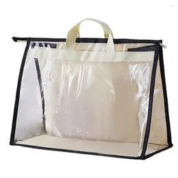 Storage Bags Pouch With Handle Keep Tidy Water-proof Strong Load-bearing Pocket Organiser For Home