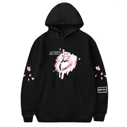 Men's Hoodies BriannaPlayz-hoodie Male And Female Cherry Blossom Black Hoodie Social Media Star Young Clothes Merch