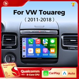 Car Dvd Radio for Volkswagen VW Touareg 2011 2013 2014 2016 2018 Wireless Carplay Android Auto Car Stereo Multimedia Player