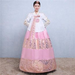 Ethnic Clothing 2024 Ladies Korean Traditional Court Wedding Stamping High-end Quality Hanbok The Dance Platform Performance Suit