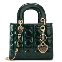 Shoulder Bags High Quality For Women Fashion Bright Leather Women's Square Bag Purses And Handbags Crossbody Luxury Designer Handbag
