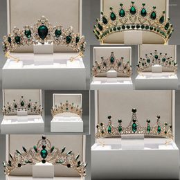 Hair Clips Itacazzo Bridal Headwear Crown Green Classic Tiras Suitable For Women's Wedding And Birthday Parties (Excluding Box Props)