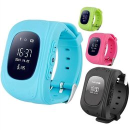 Q50 Smart Watches Children GPS Finder Location SOS Call Electronic Baby Kids Fhnqu