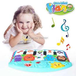 Keyboards Piano Baby Music Sound Toys Baby Cute Animal Piano Kick and Play Toy Piano Model Early Childhood Education Stop WX5.21966345
