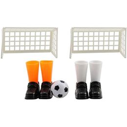 Finger Soccer Toys Foots Match Board Game Funny Table Games Set med två mål Toy Usank