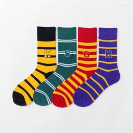 Women Socks 1 Pair Funny Men Girl Mystery Magician College Cosplay Party Wizard Gift Fans Size 35-43 Designer Wholesale