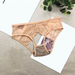 Women's Panties Underwear Women Sexy Lace Perspective Breathable Underpant Summer Thin Hollow Ribbons