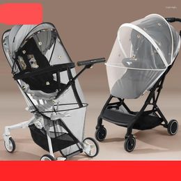 Stroller Parts Mosquito Net Trolley Insect Cover Mesh Baby Protective Car Accessories Walking Artefact Folding