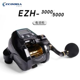 Original Ecooda Electrical Fishing Reel EZH30005000 Ocean Boat 150 1 101121 1522KGS Drag Power 240515