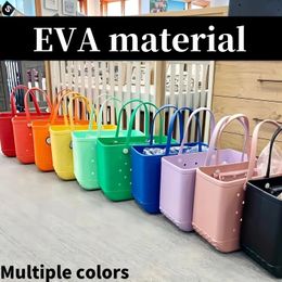 Boggbag 1Pc outdoor EVA material beach bag portable travel swimming pool sports handbag with shoulder strap 240517