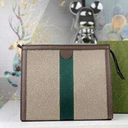 Ophidia Designer Clutch Bag Men Women Luxurys Handbag Famous Fashion Stylist G Purse High-quality Vintage Makeup Bags with Classic Red-green Striped Webbing